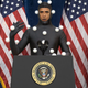 The height, width, and depth of the 44th presidency is digitally recorded for future generations of Americans to enjoy.